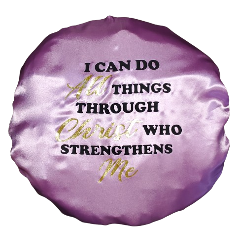 Satin Bonnet - I can do all things