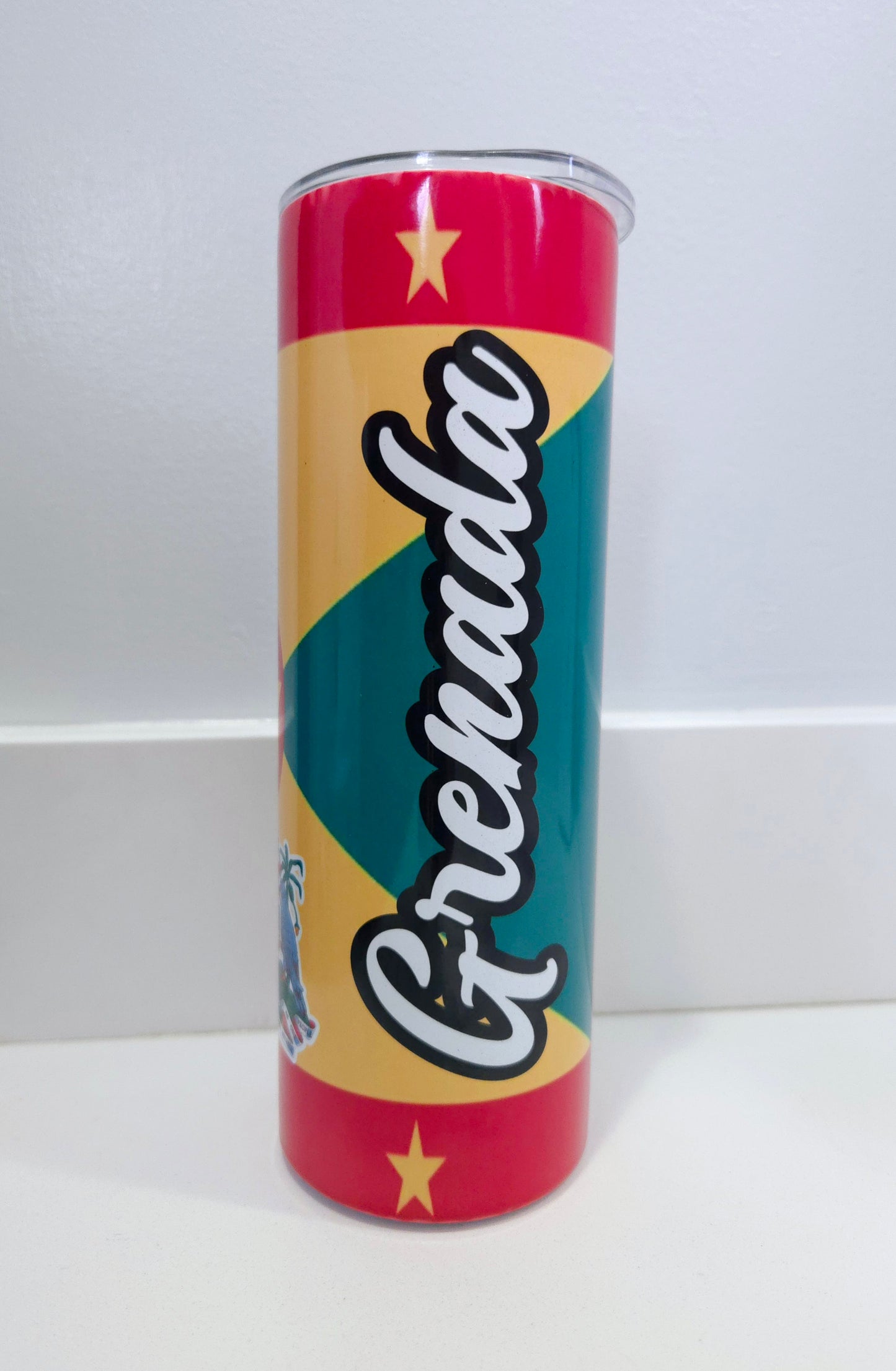 20oz. Skinny Tumbler - Country flag