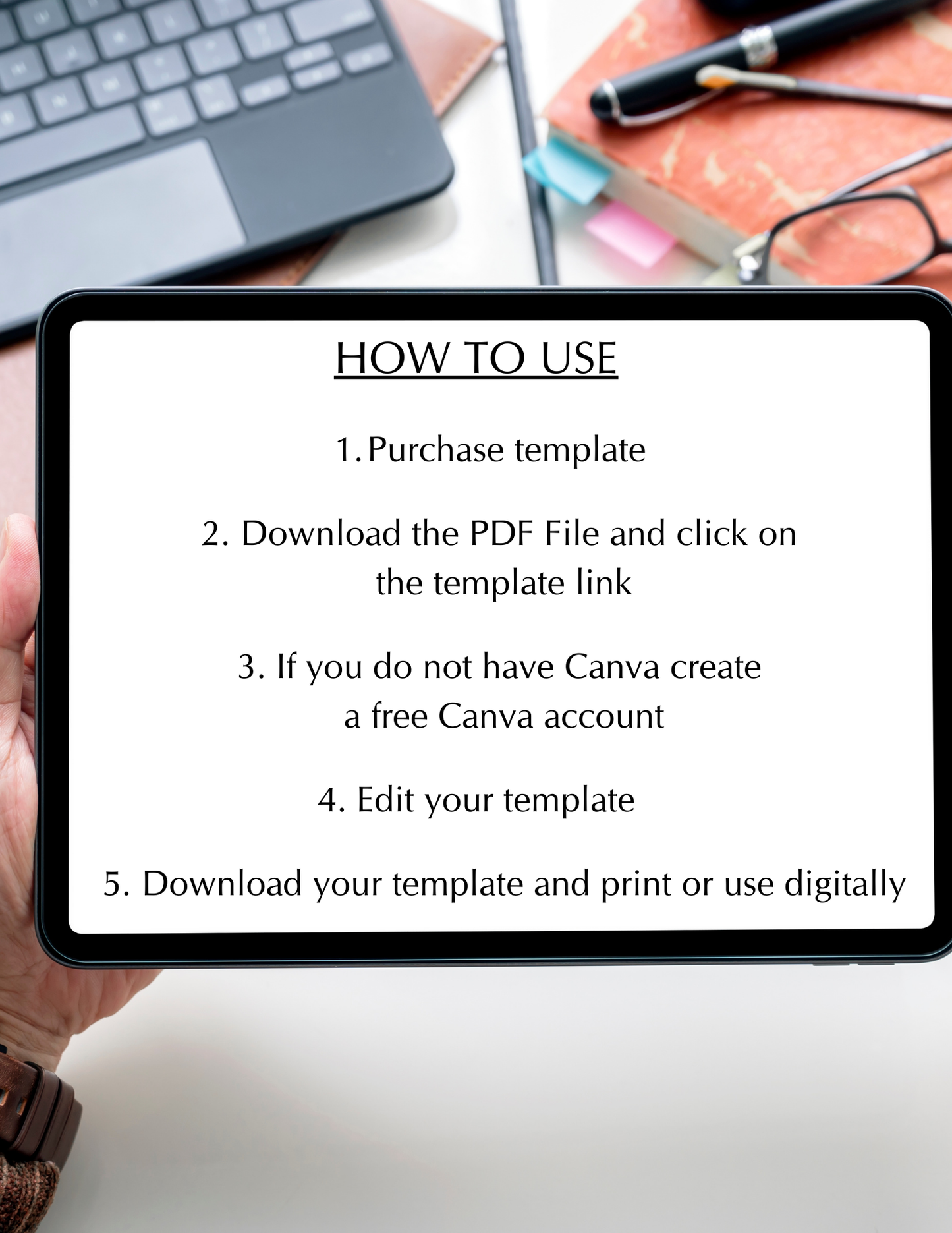 Canva Template - Editable Church Connect Card (Dusty Rose)
