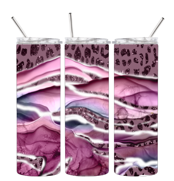 20oz. Skinny Tumbler - Various Abstract Marble Galaxy