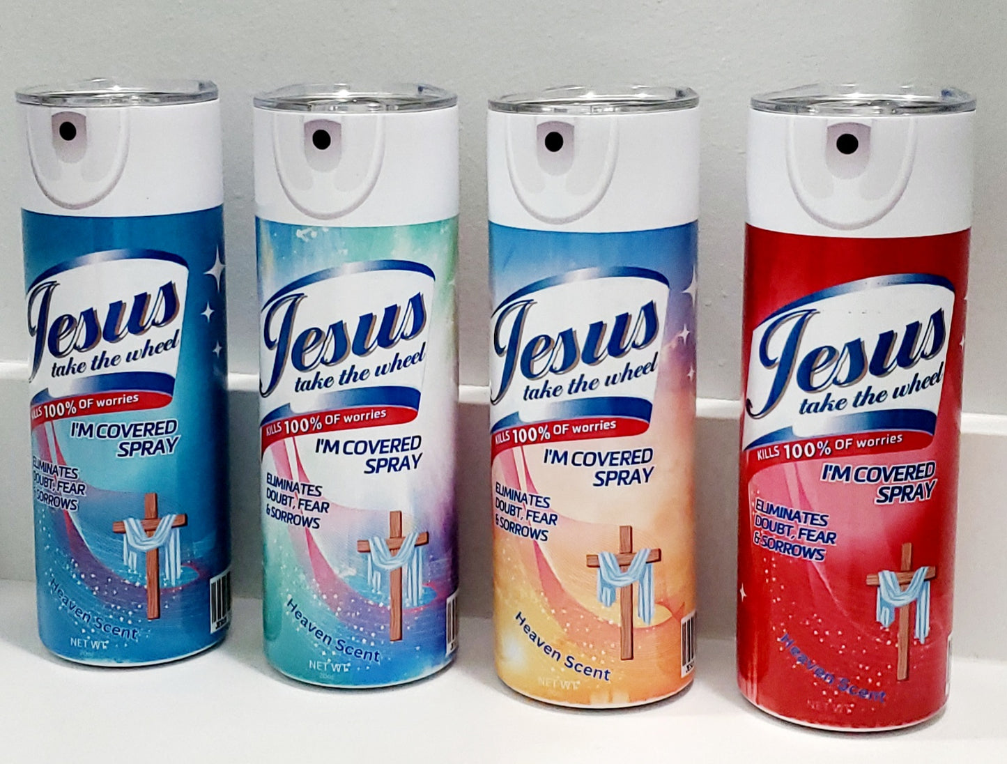 20oz. Skinny Tumbler - Jesus take the wheel