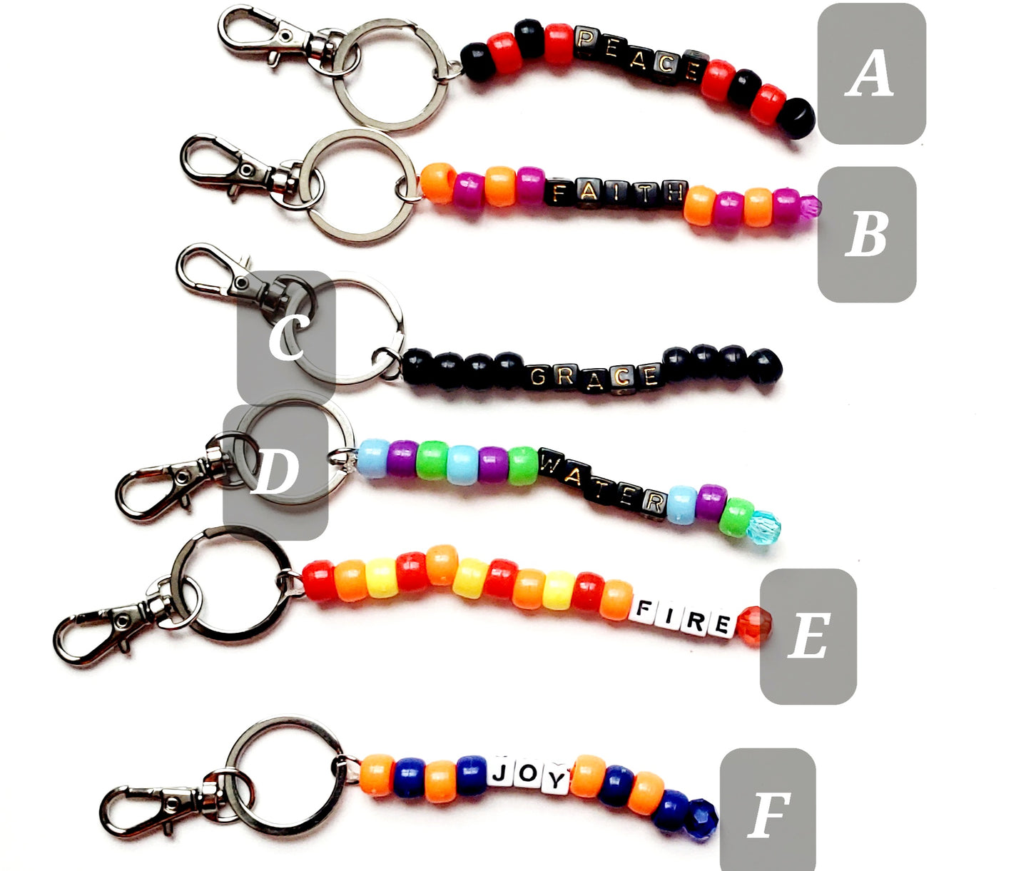 Ready to ship - beaded bag or keychains