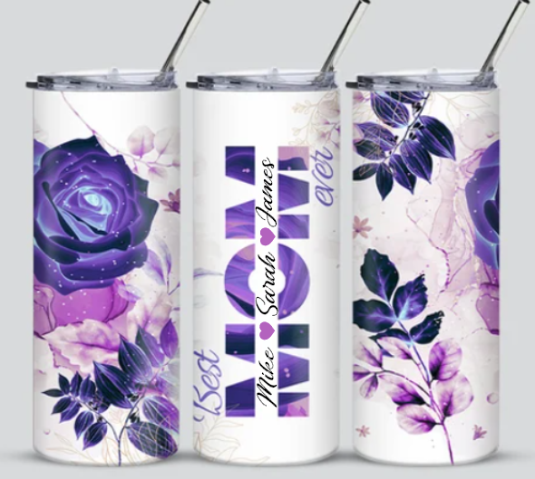20oz Skinny Tumbler - Best MOM Ever