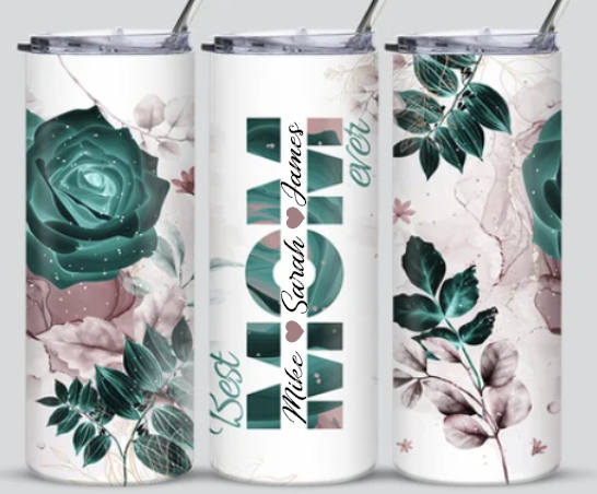 20oz Skinny Tumbler - Best MOM Ever