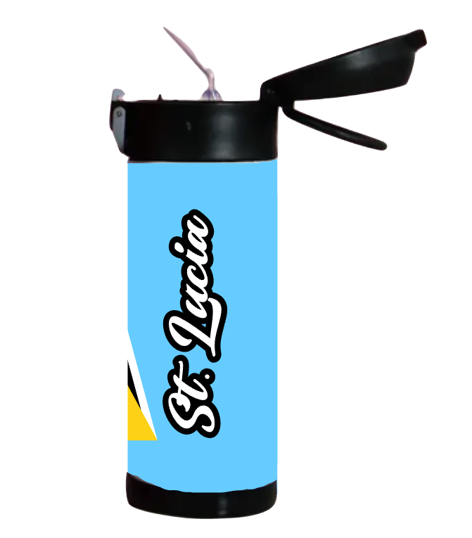 12oz Child Country flag Water Bottle Tumblers