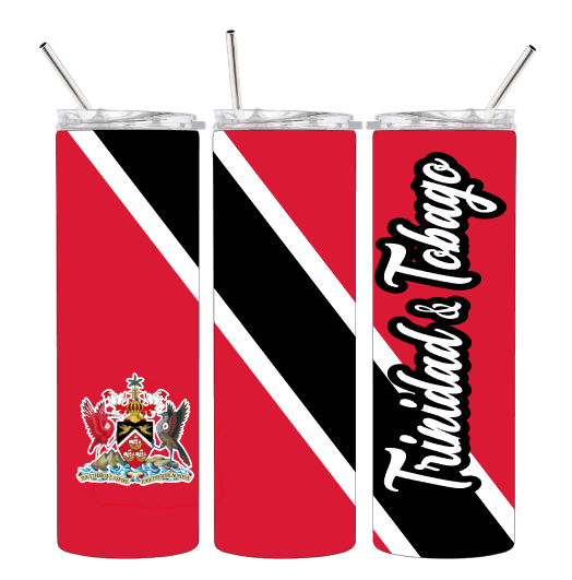 20oz. Skinny Tumbler - Country flag