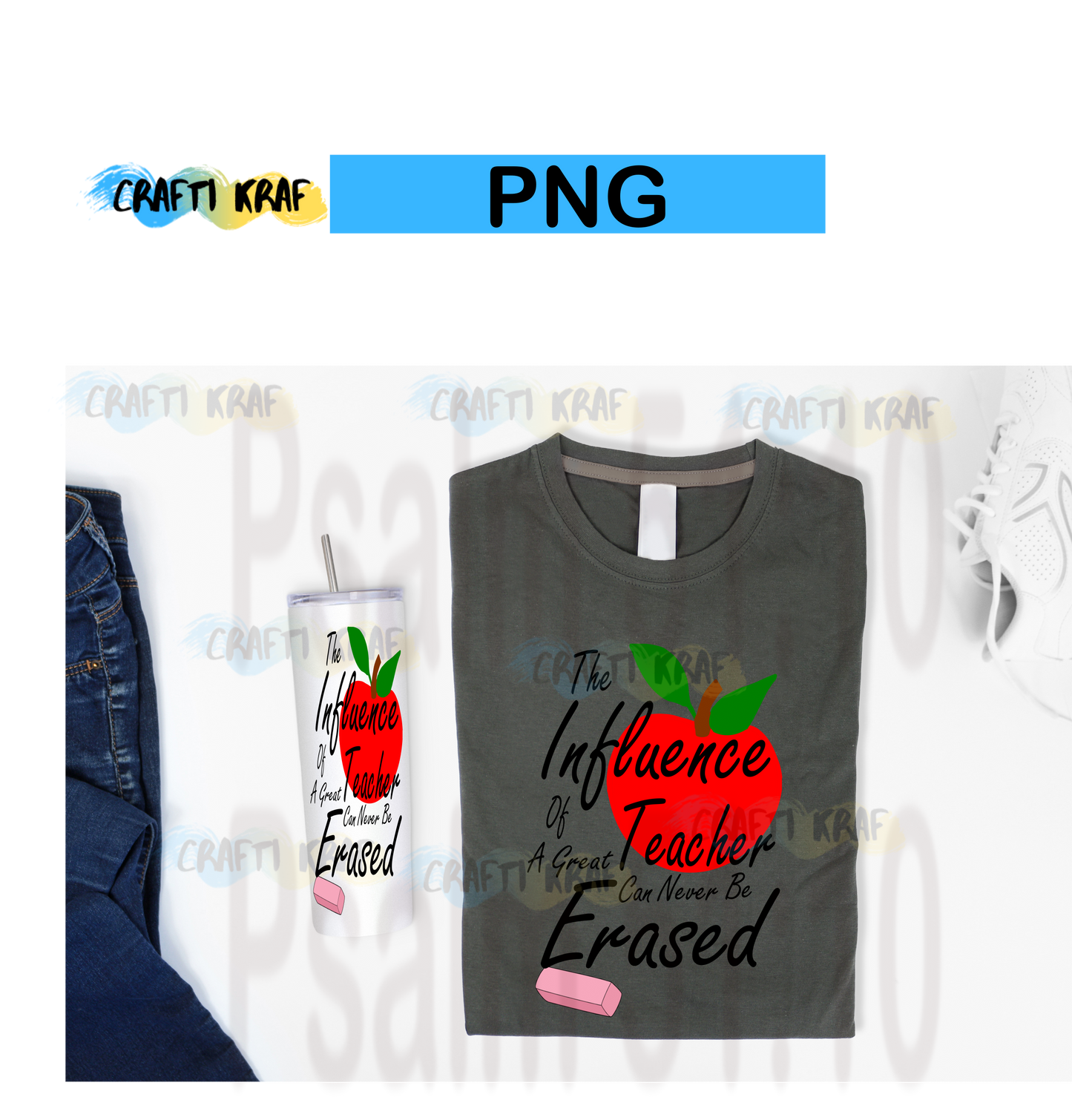 2 PNG Files downloads - The influence of a great teacher can never be erased