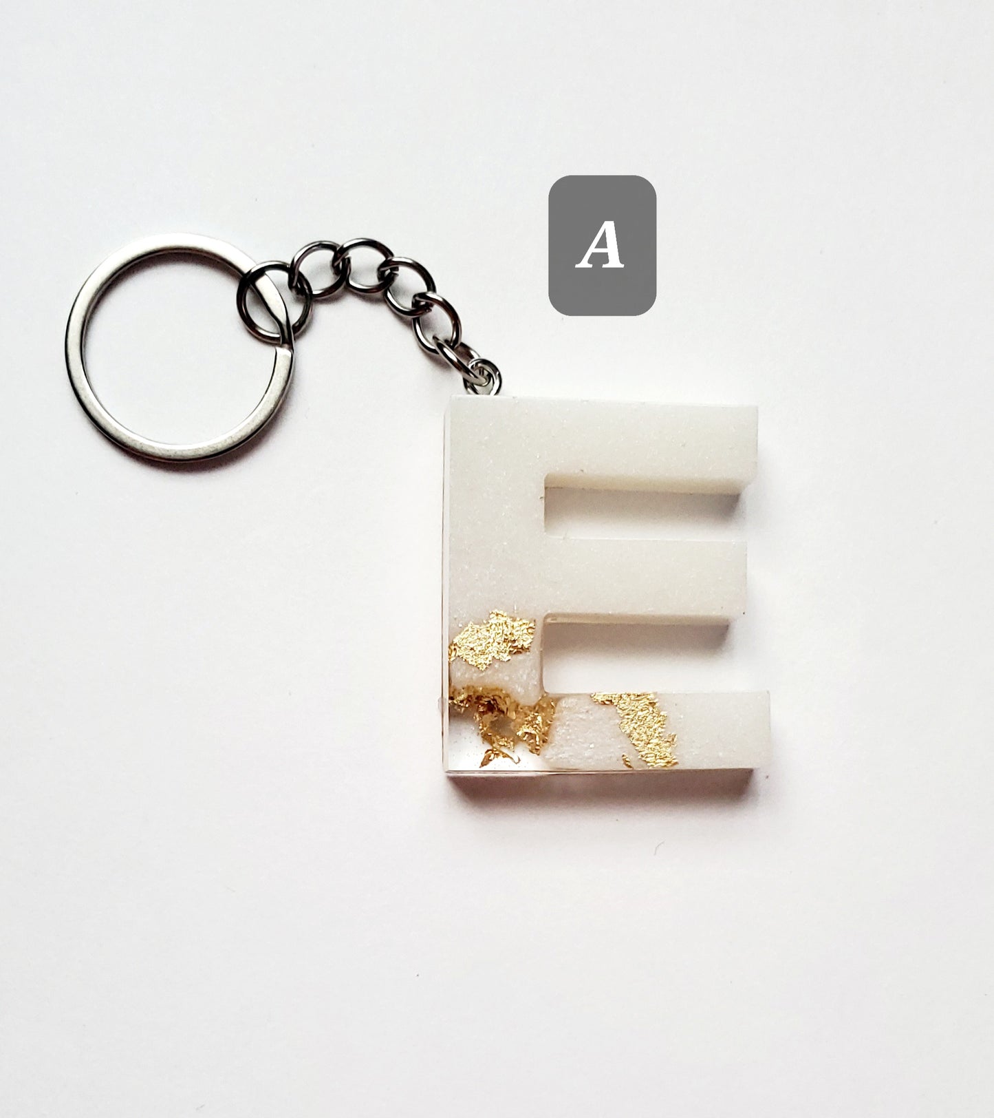 Ready to ship - E Letter keychains