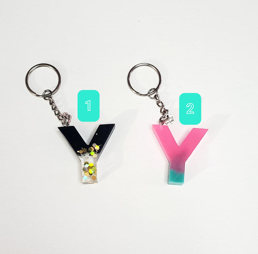 Ready to ship - Y Letter keychains