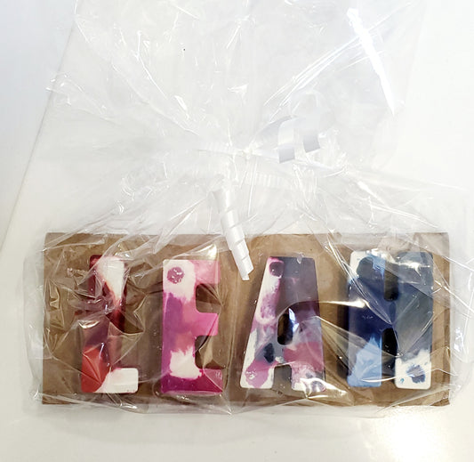 Crayon letters