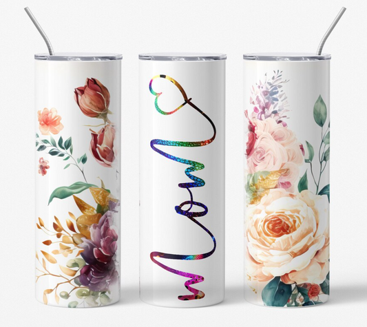Mom-  20oz Skinny Tumbler