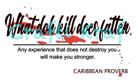 Caribbean Proverb 4pc Set